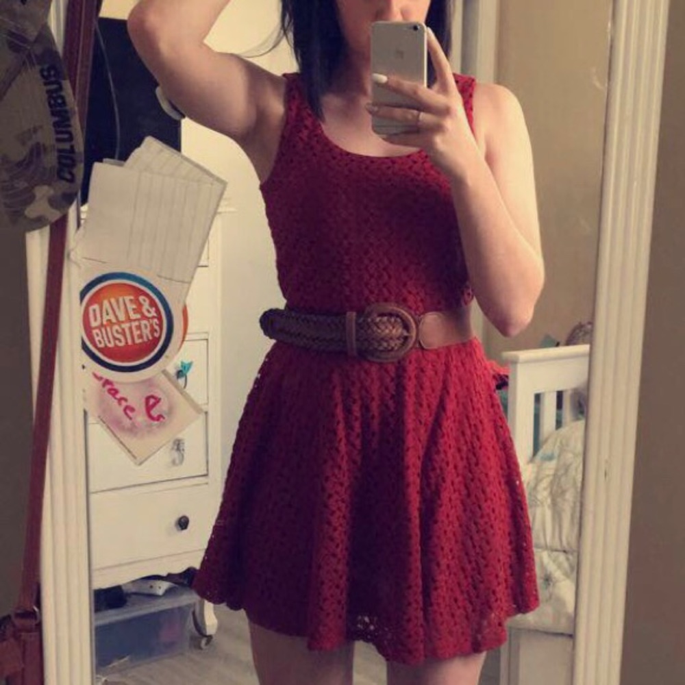 Red dress